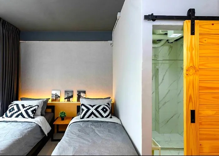 Appartamento Copper - Private Room, Center, Mrt, Wi-fi, B2 Bangkok
